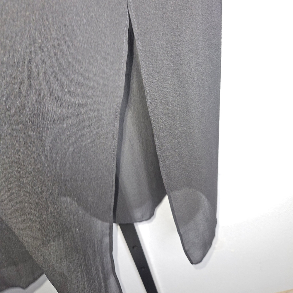 Eileen Fisher Sheer 100% Silk Georgette Jacket – Oversized Petite Small, NWOT - Picture 9 of 11